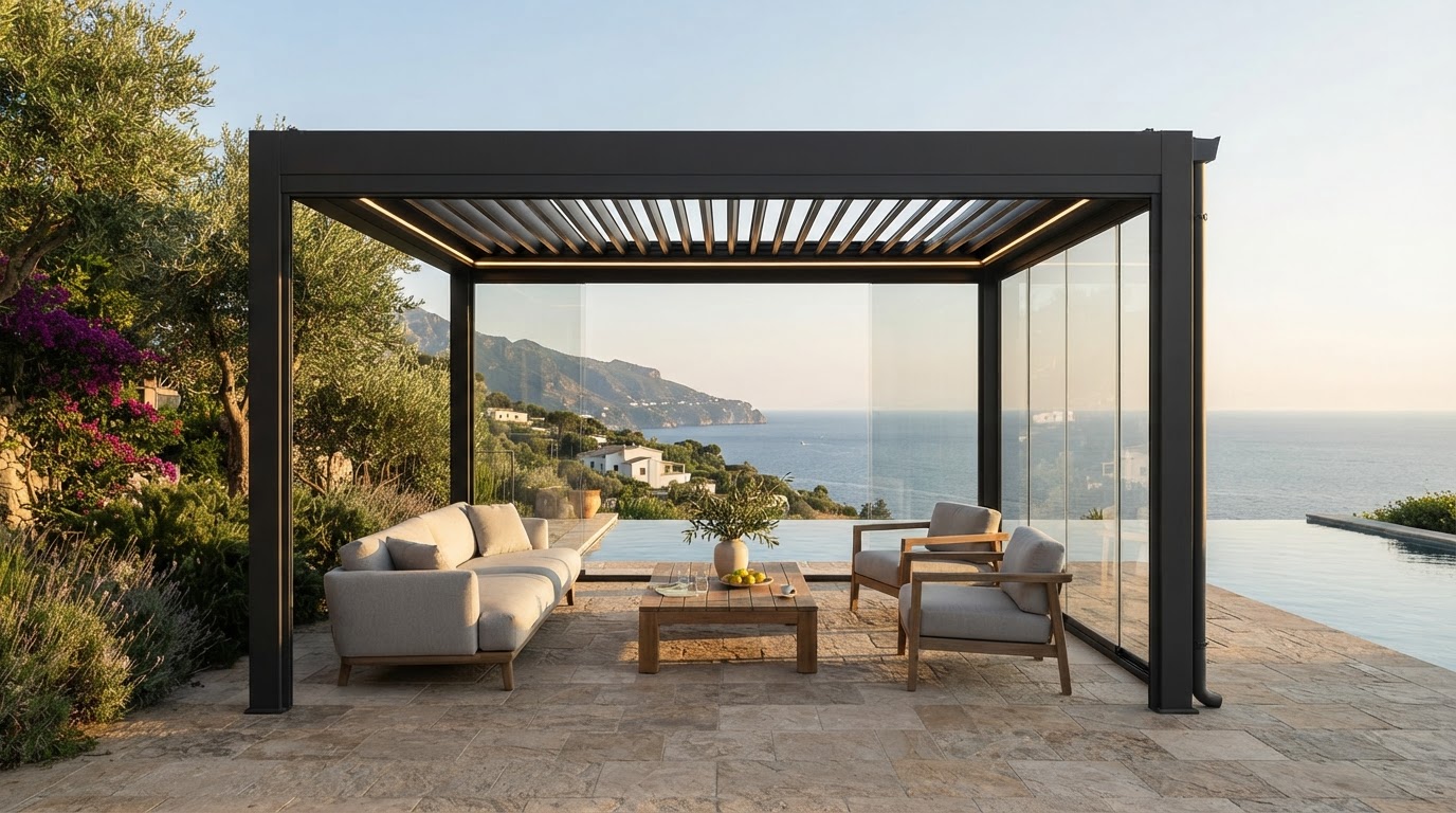 pergola bioclimatica su misura