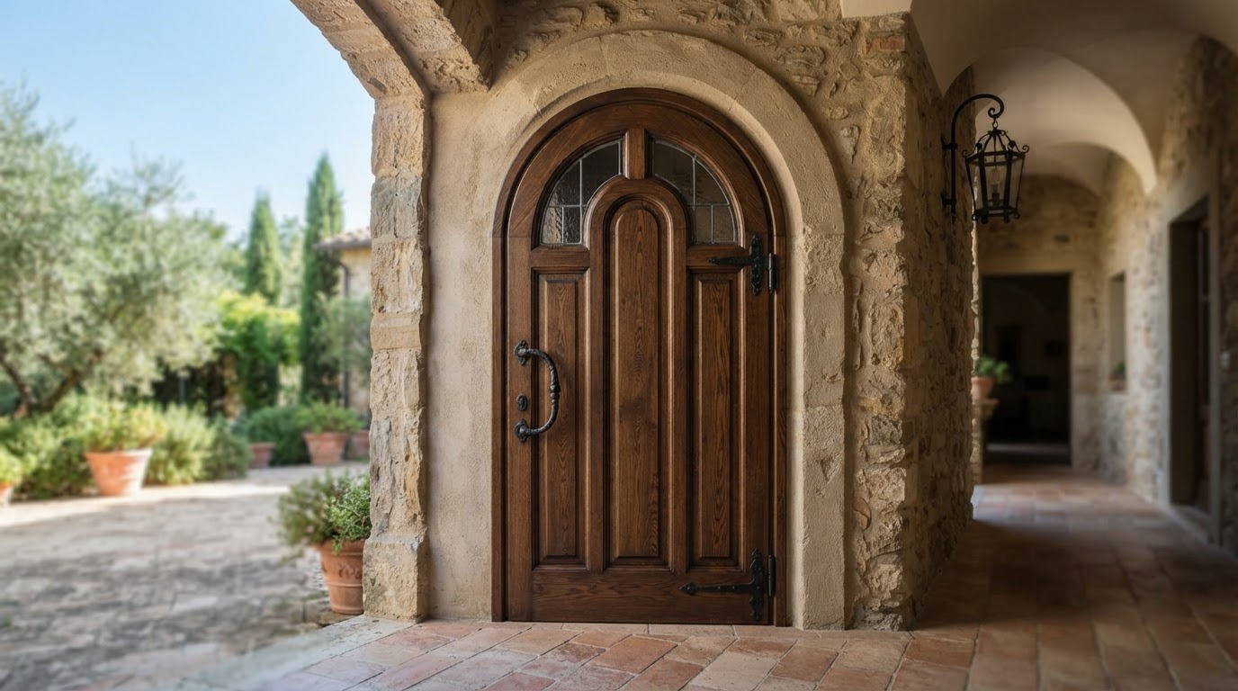 porta ad arco su misura