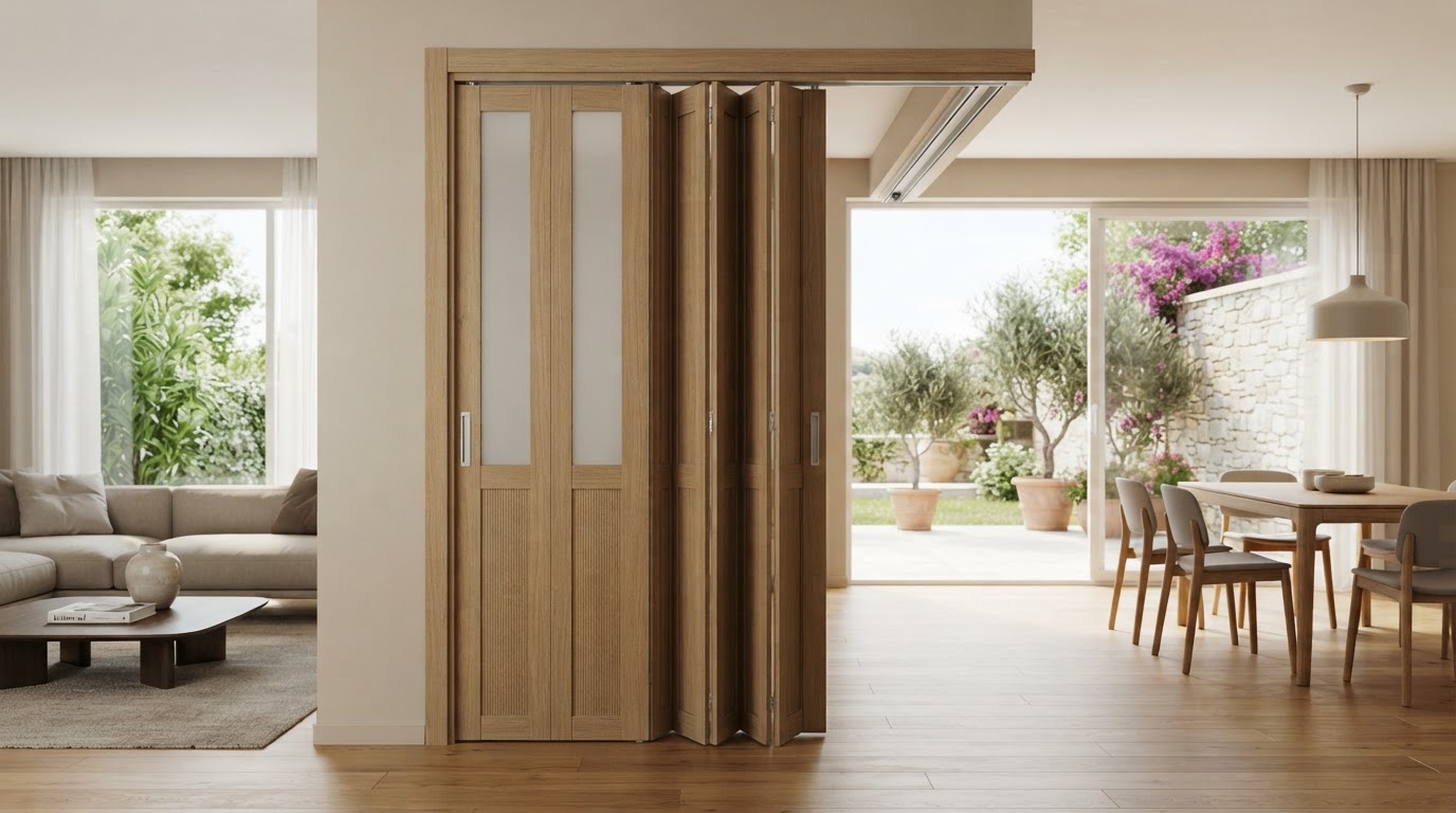 porta a soffietto in pvc su misura