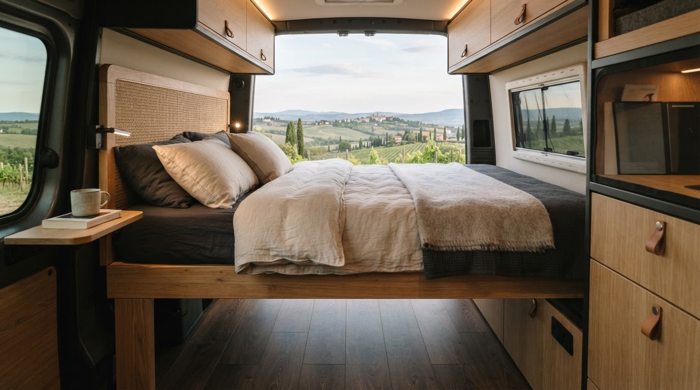 letto camper su misura