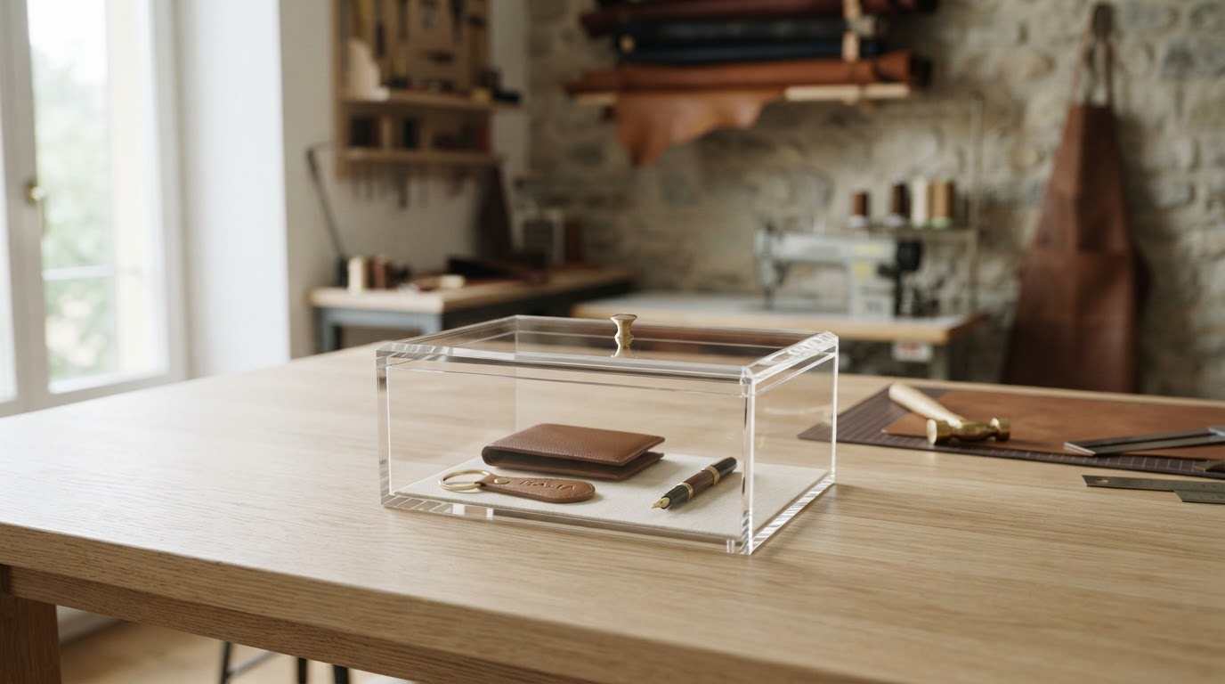 scatola in plexiglass su misura