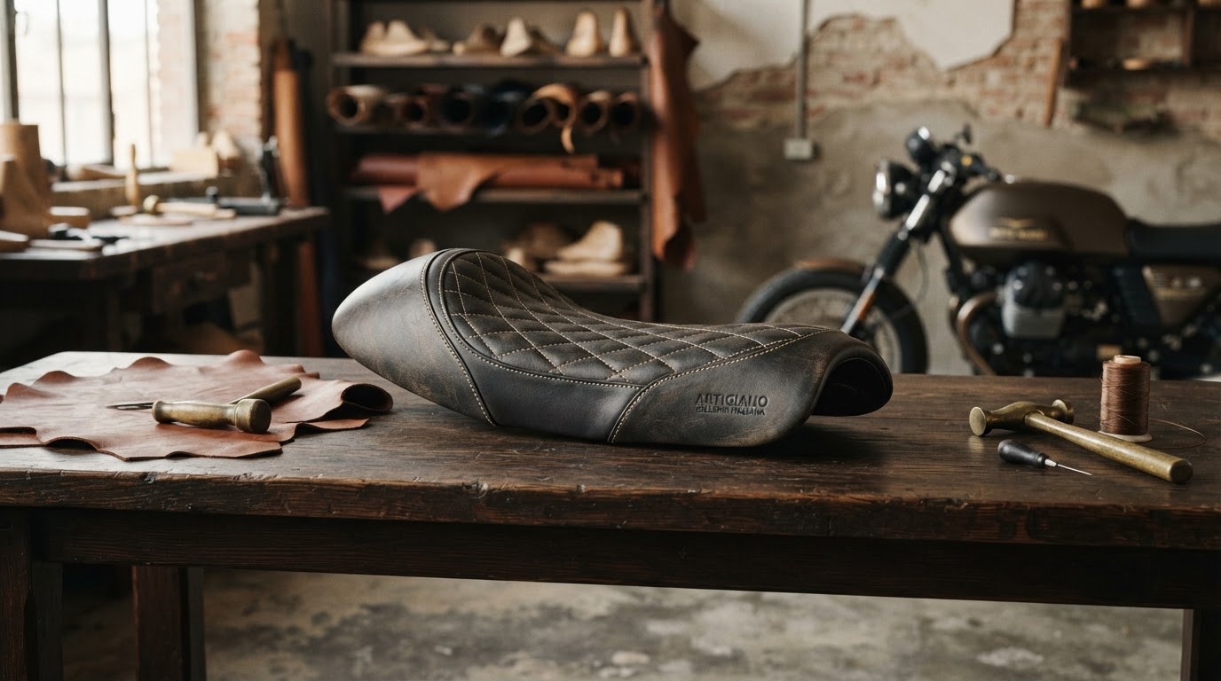 sella da moto su misura