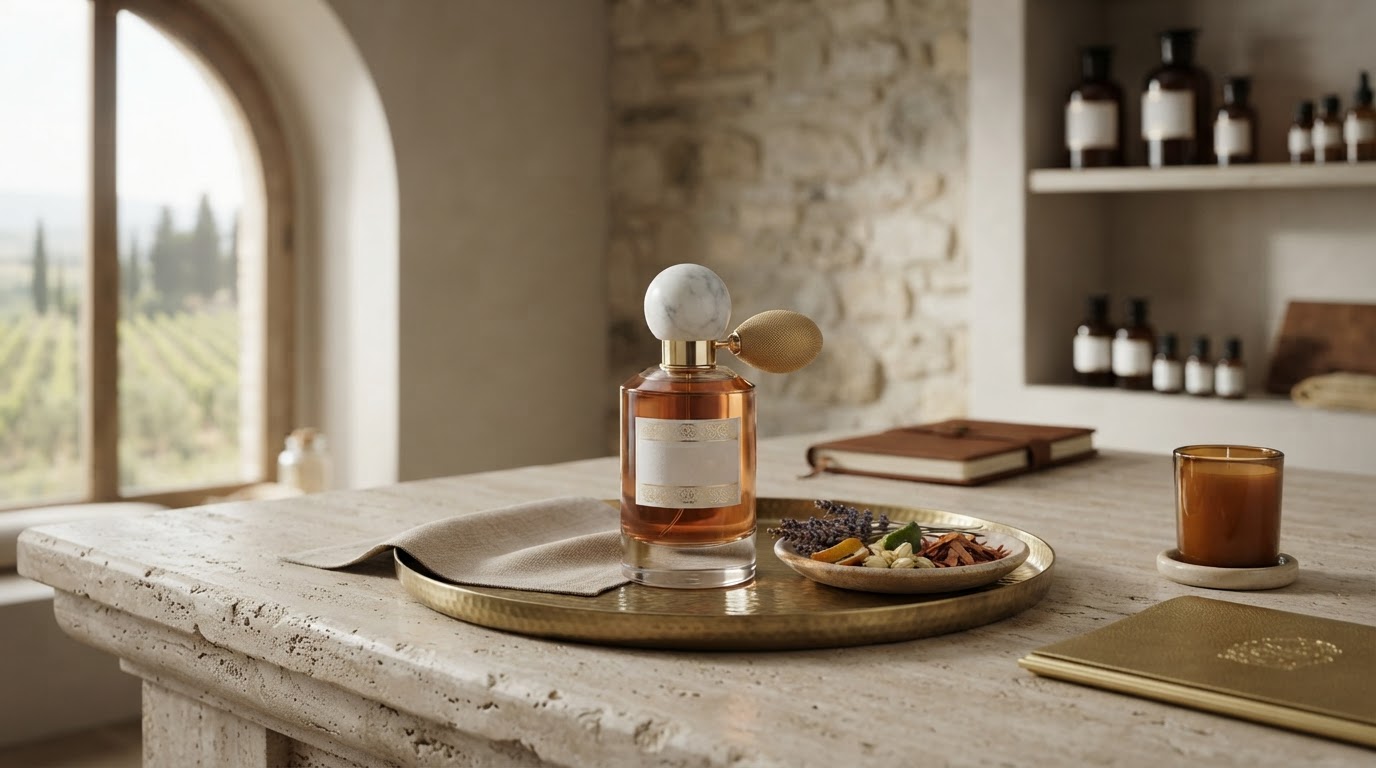 bottiglia di profumo personalizzato
