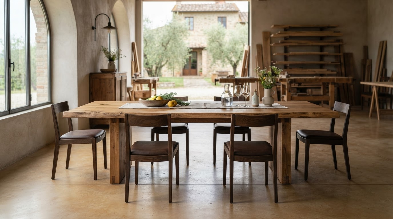 tavolo in rovere su misura