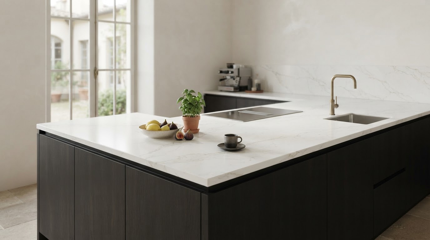 top cucina in quarzo
