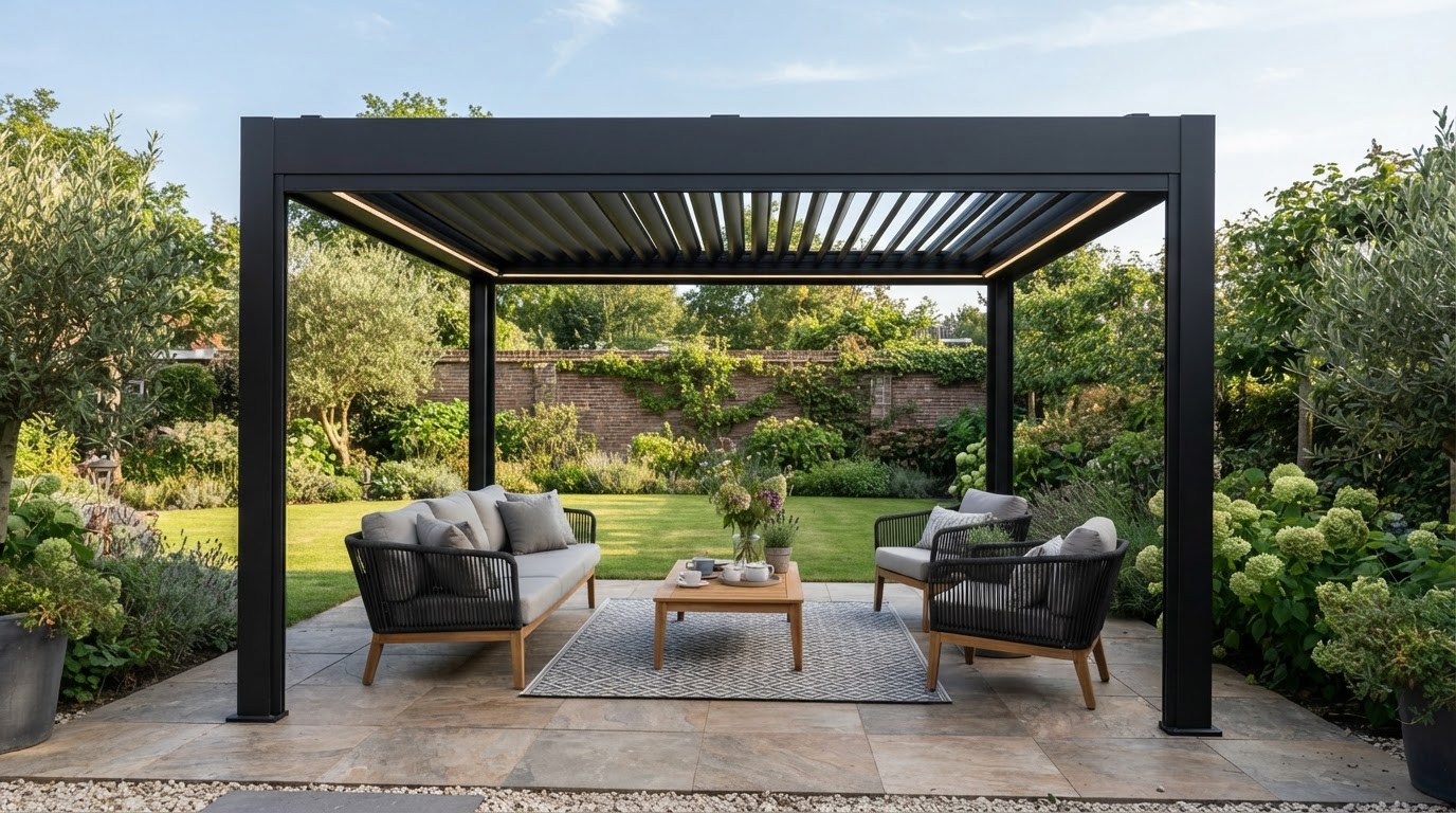 aluminium pergola op maat