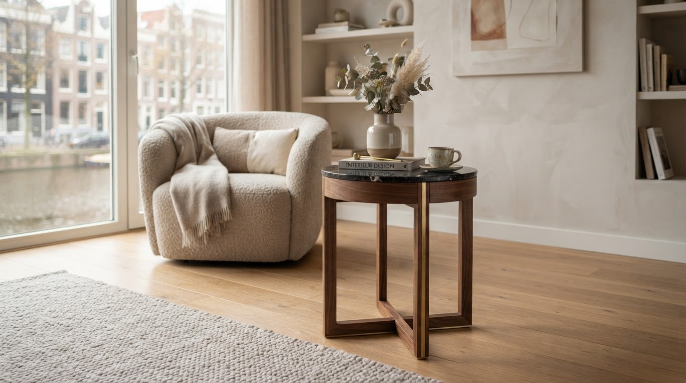 handgemaakte bijzettafel op maat