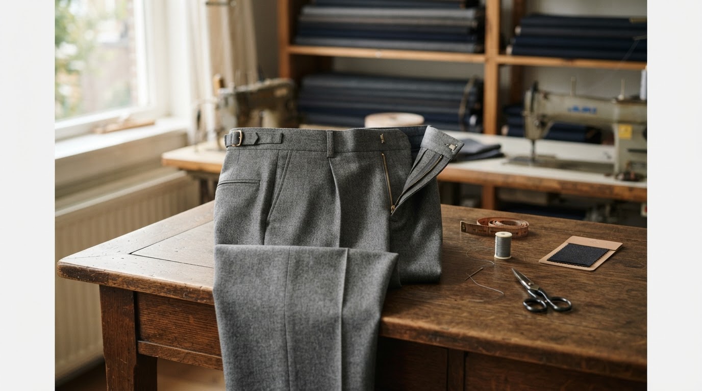 man in maatwerk broek