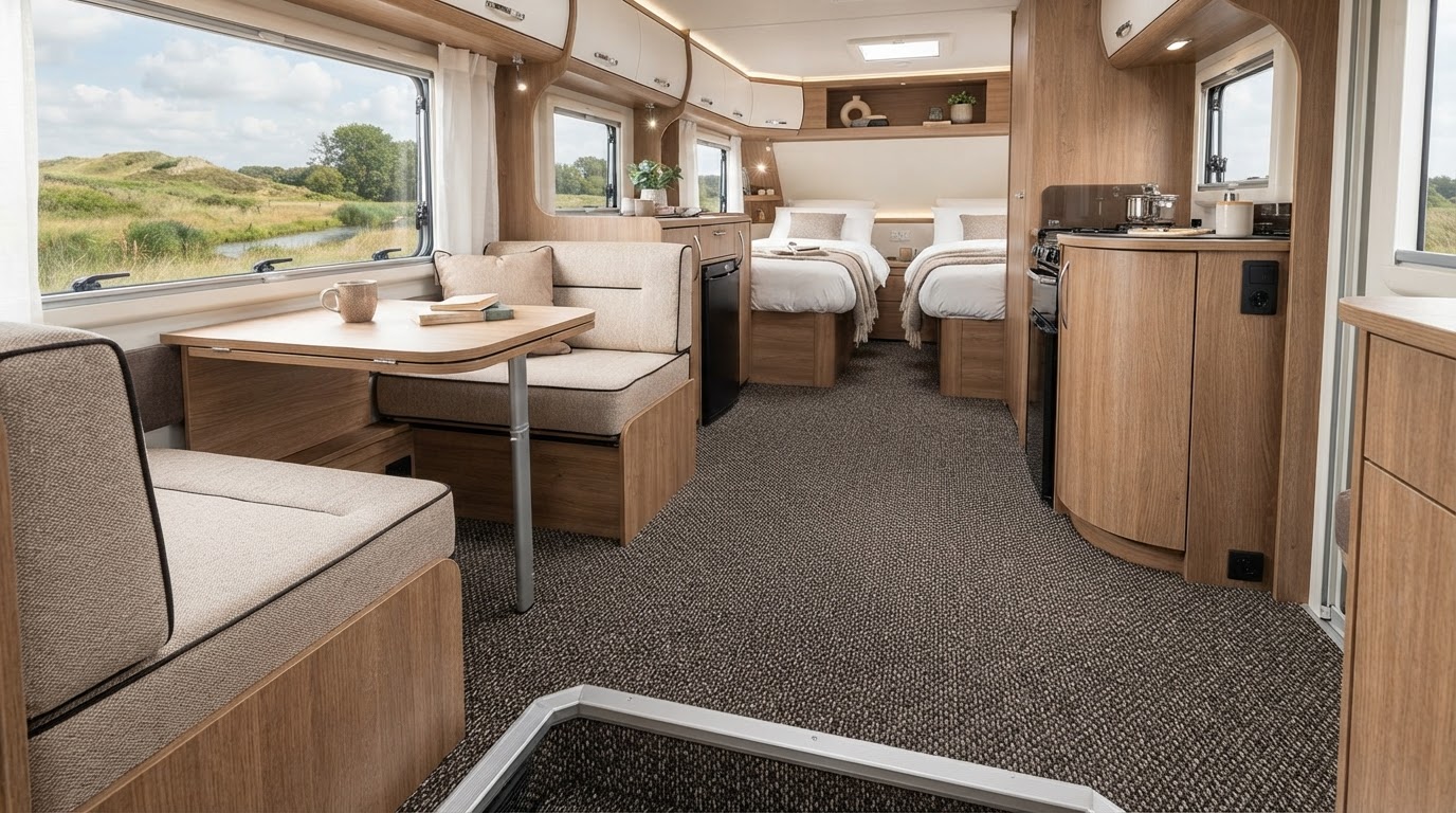 caravan tapijt op maat