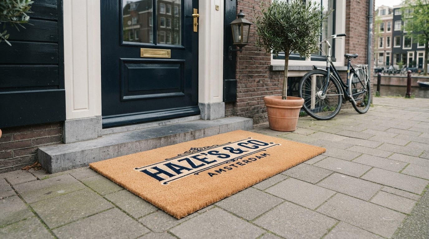 deurmat met logo op maat