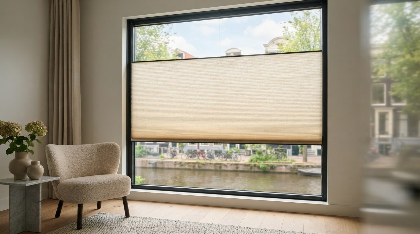 Duette op maat gordijn