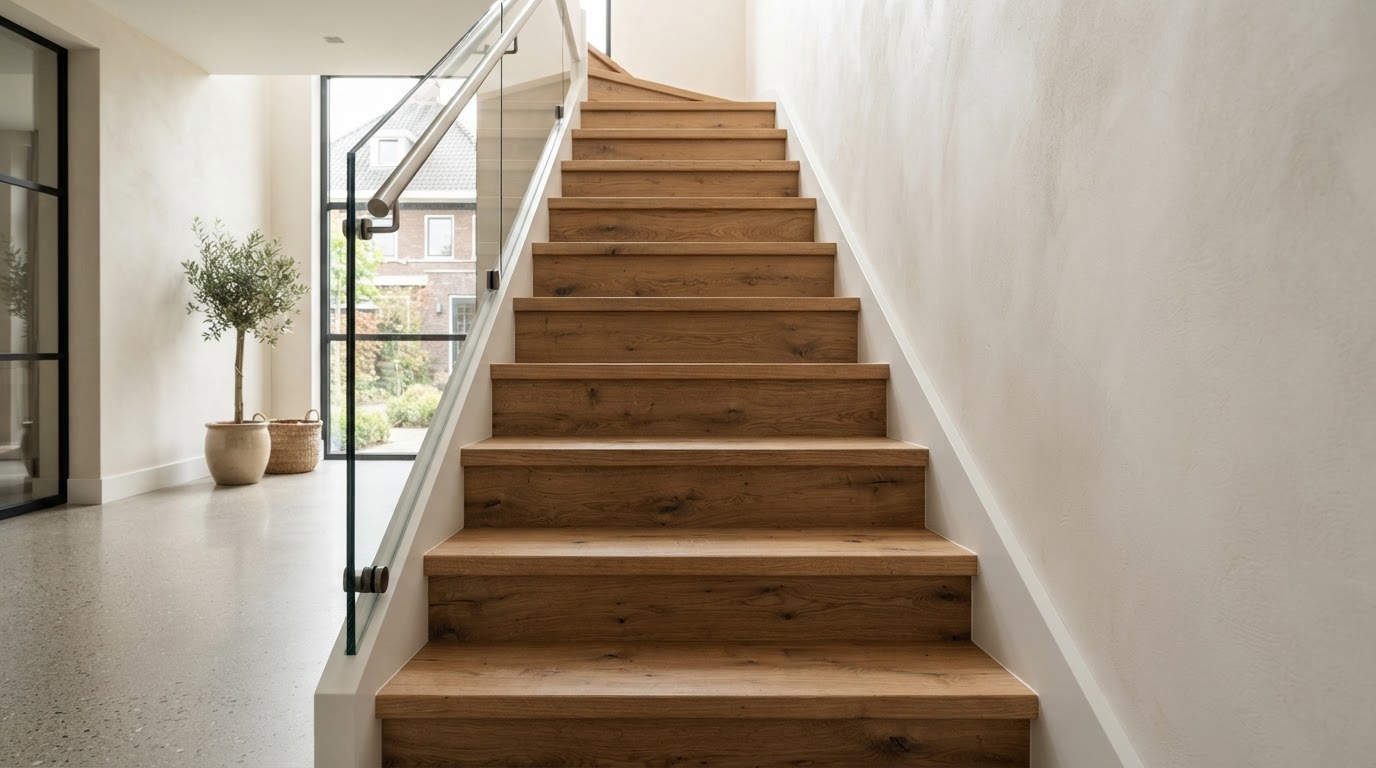 eiken traptreden op maat