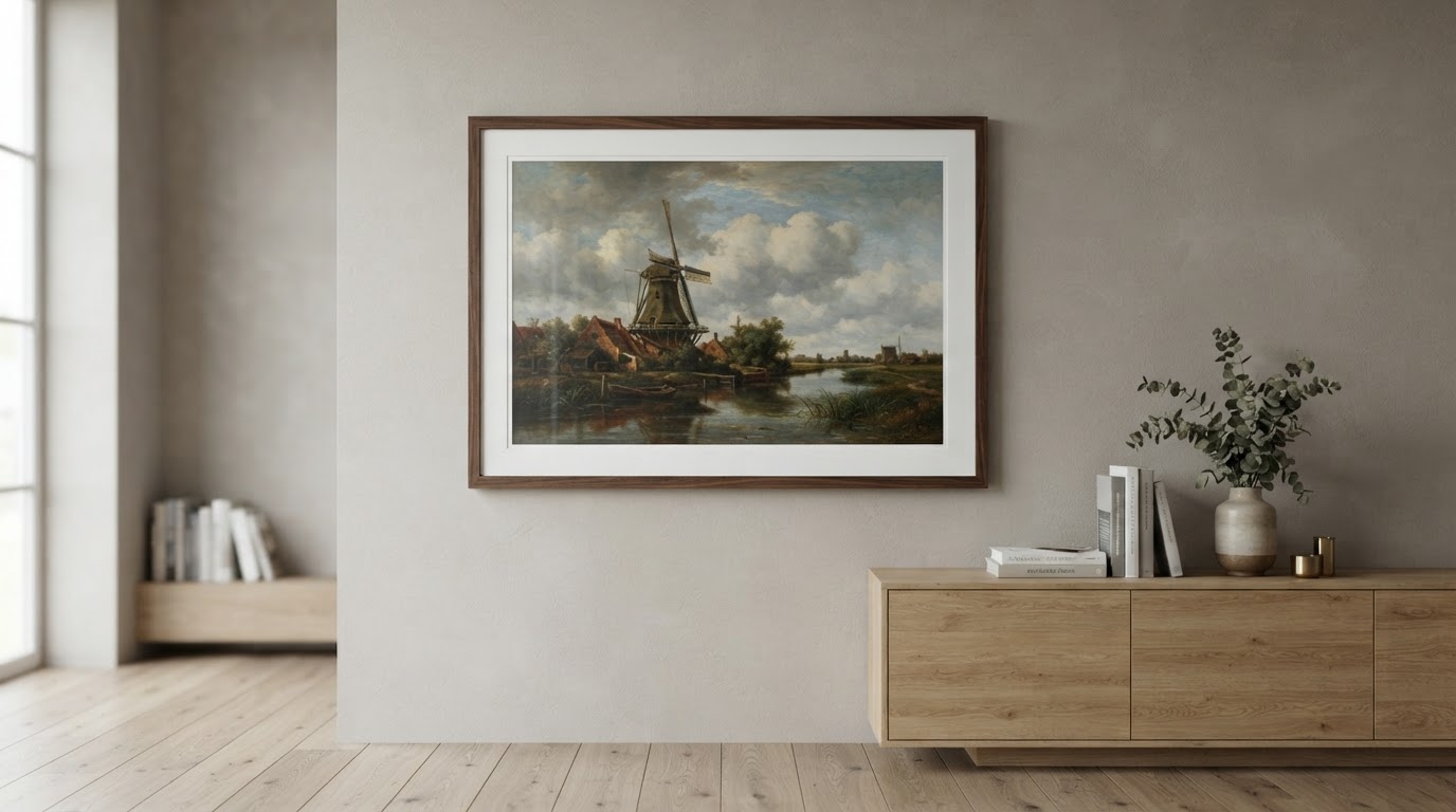 glas op maat voor schilderij
