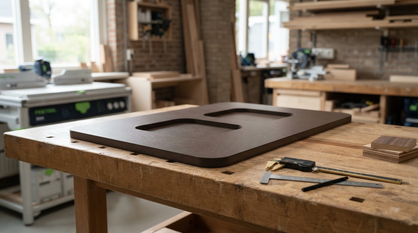 hardboard op maat gezaagd