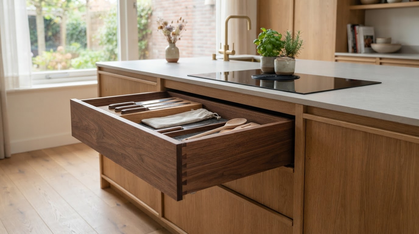 houten lade op maat
