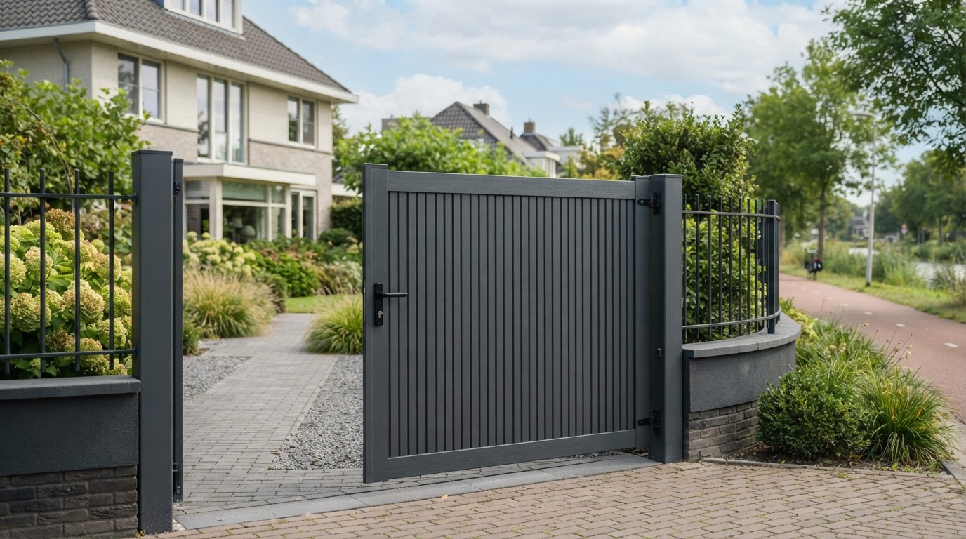 kunststof poort op maat