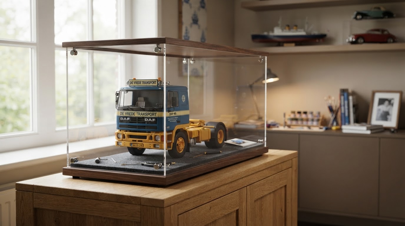 vitrinekast modelbouw op maat