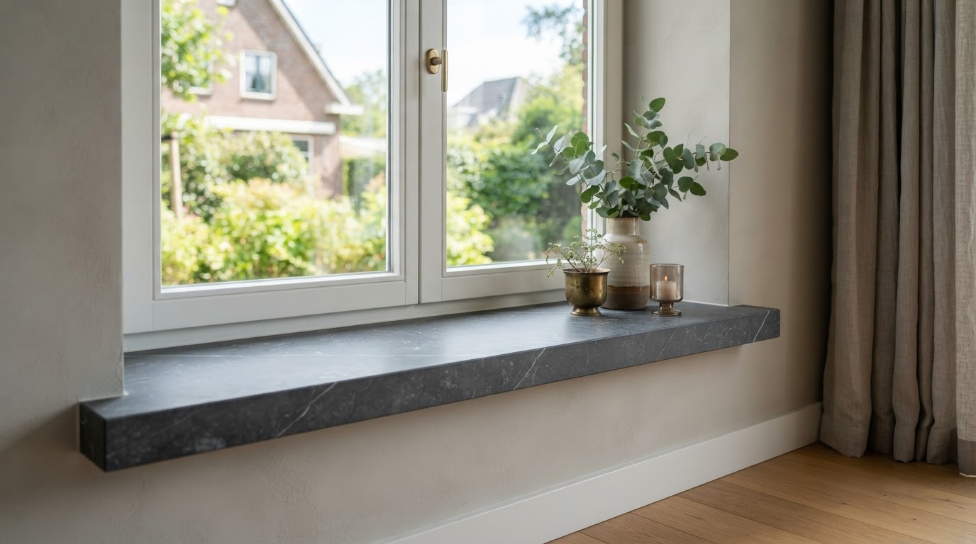natuursteen vensterbank op maat