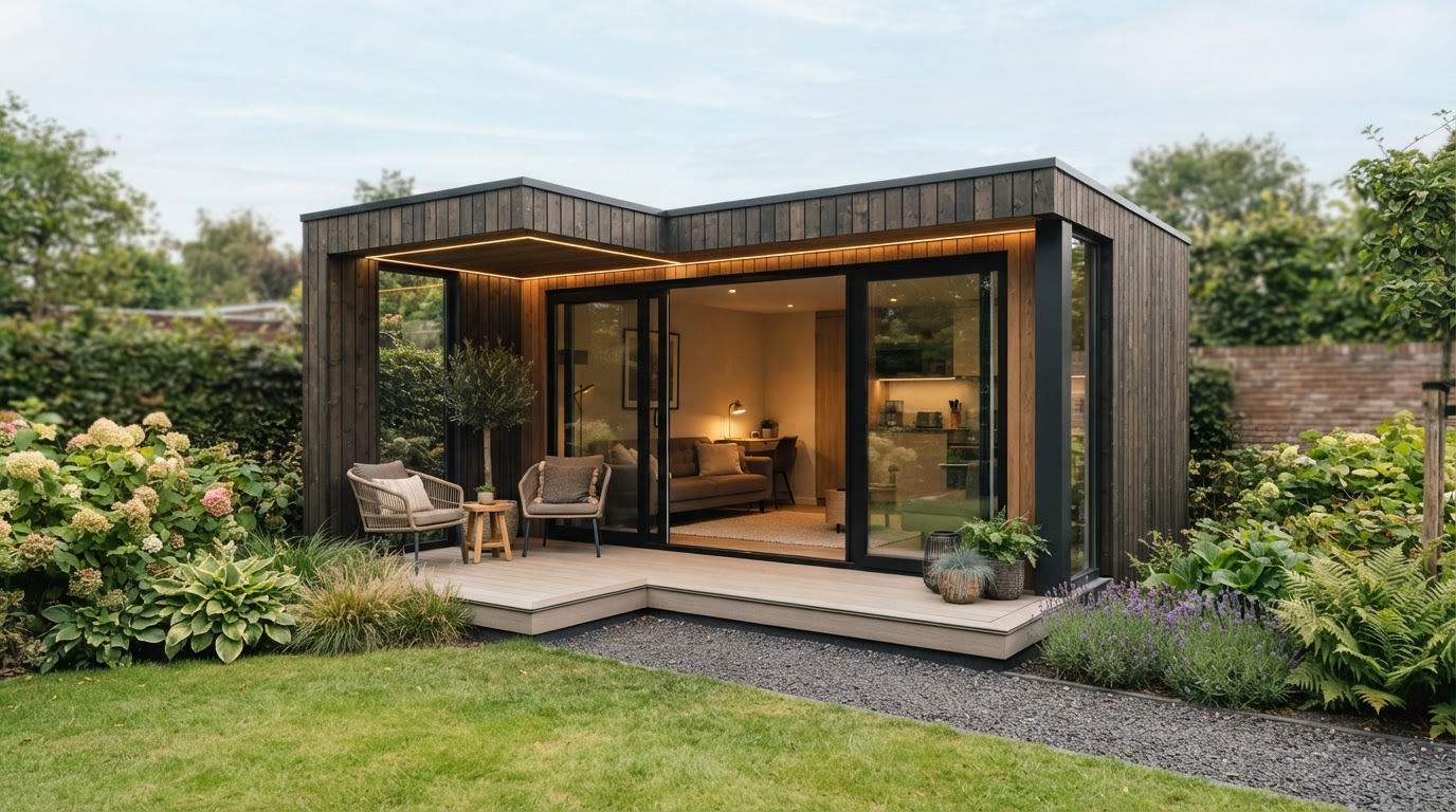 Prefab tuinhuis op maat