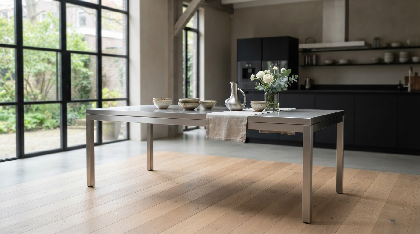 RVS tafel op maat