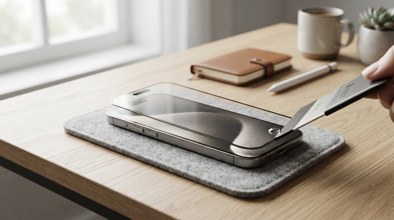 een op maat gemaakte screenprotector