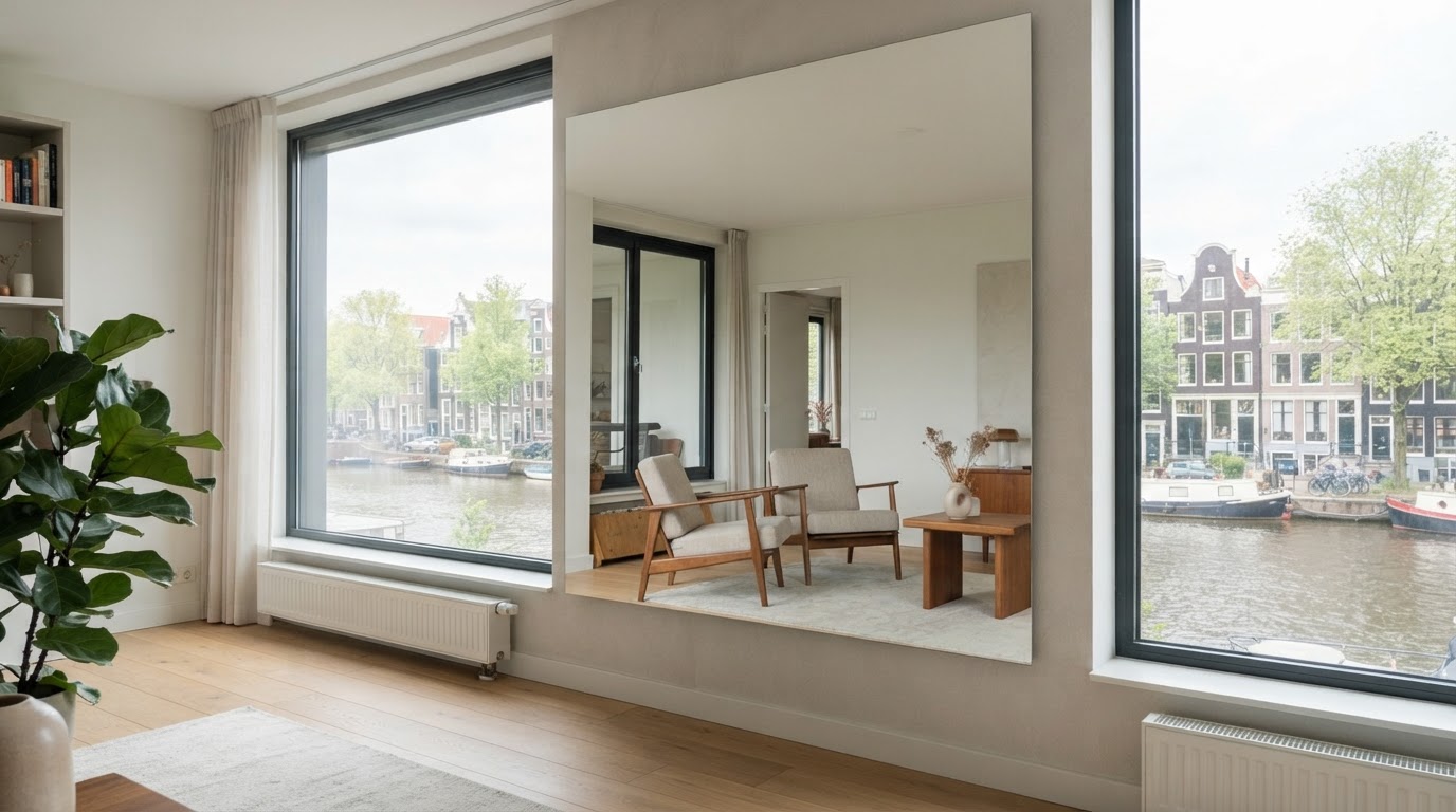 Spiegelfolie op maat