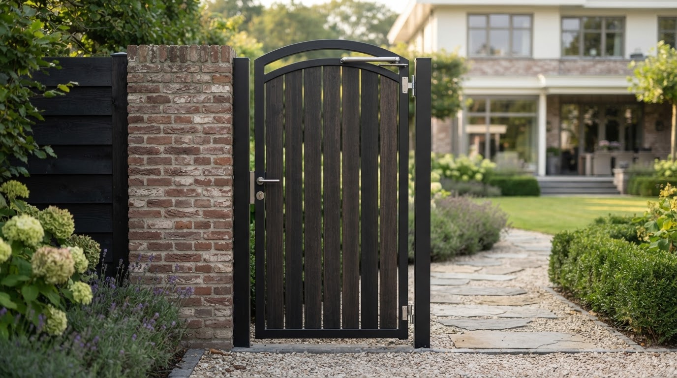 stalen frame poort op maat