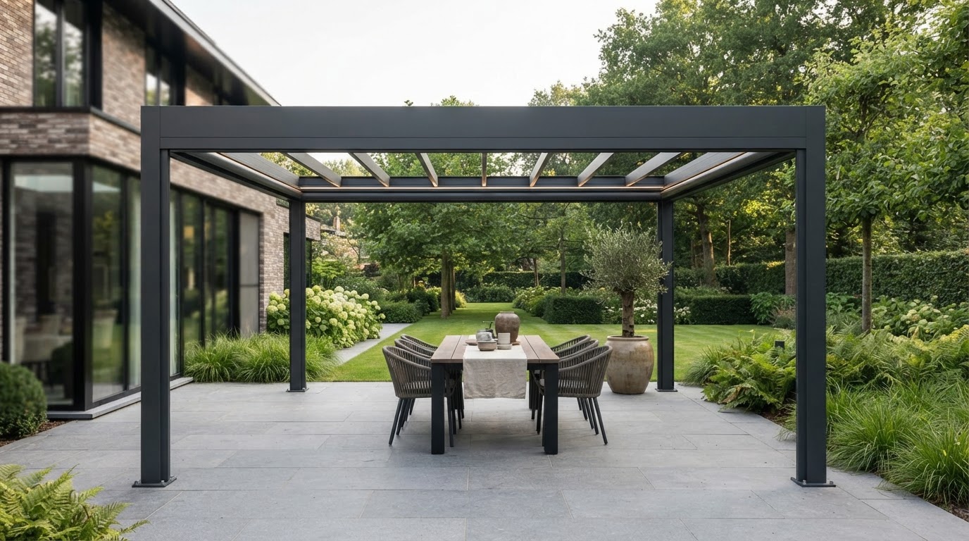 stalen pergola op maat