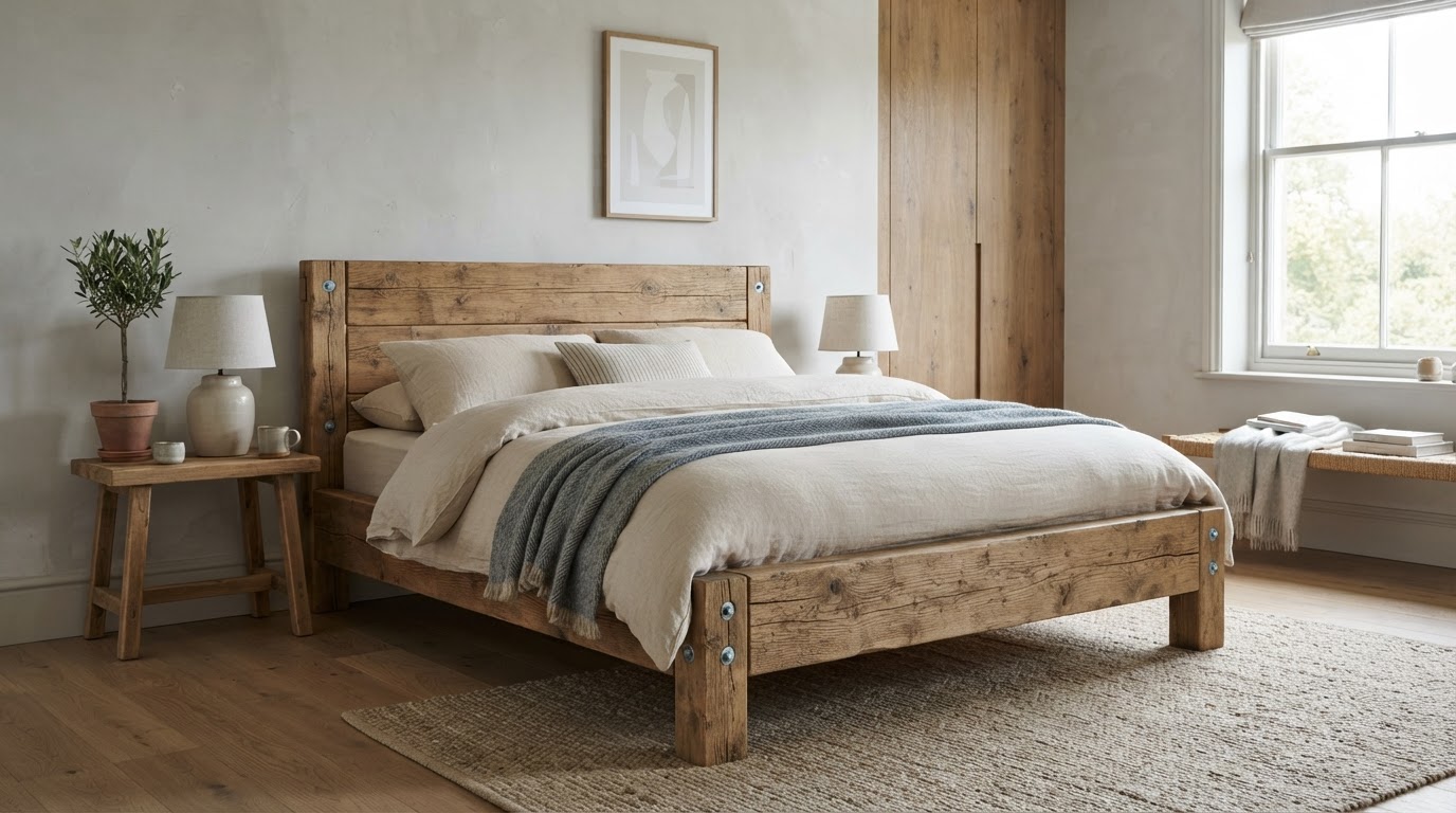 Steigerhouten bed op maat
