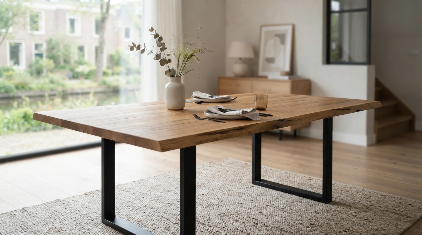 Houten tafelblad op maat