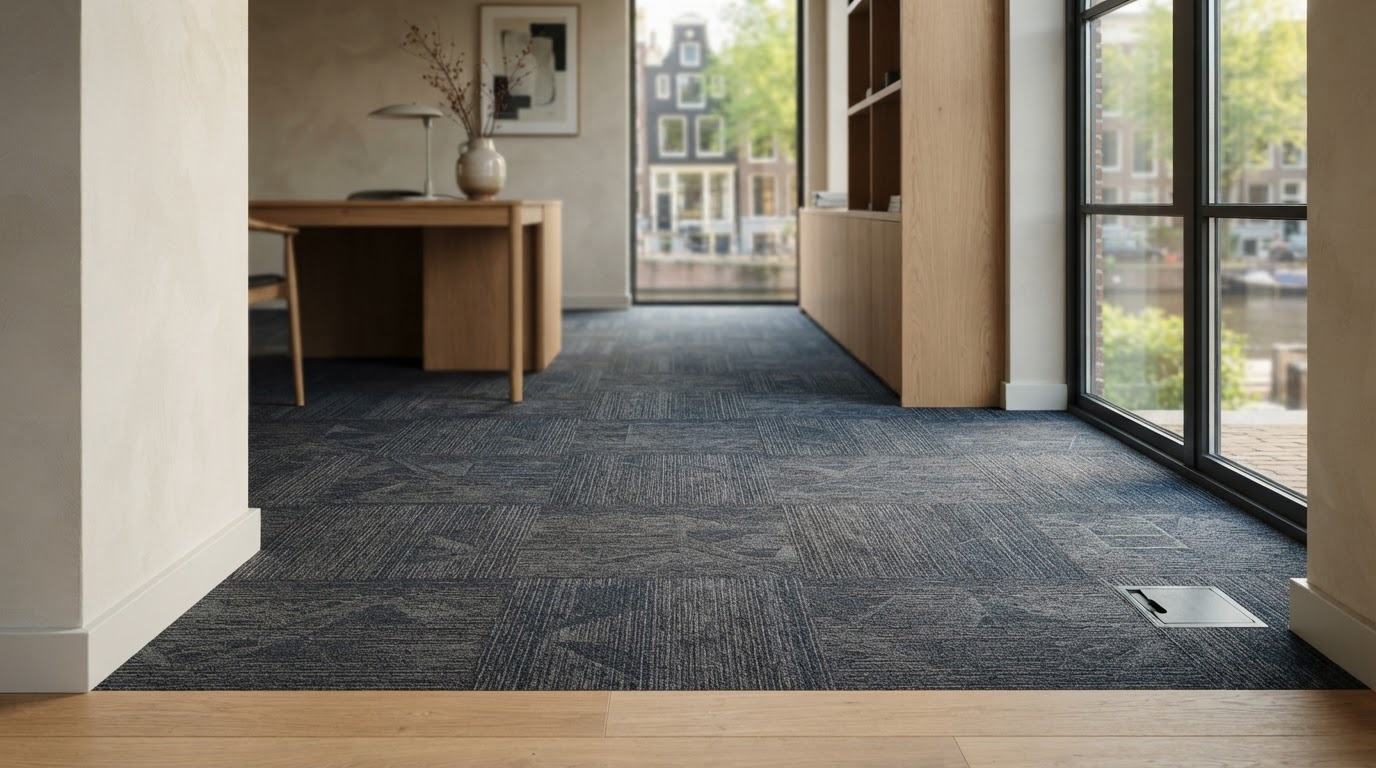 tapijttegels op maat gesneden