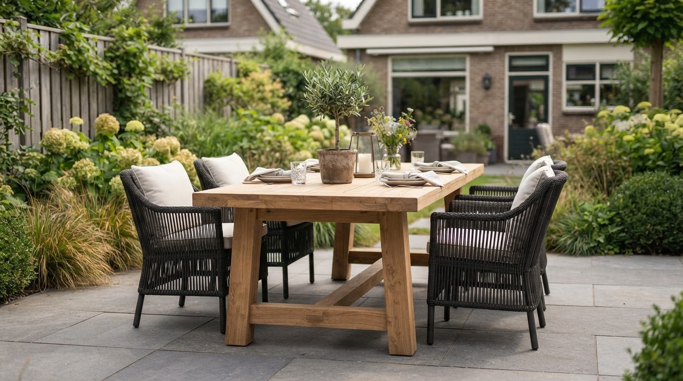 Tuintafel op maat