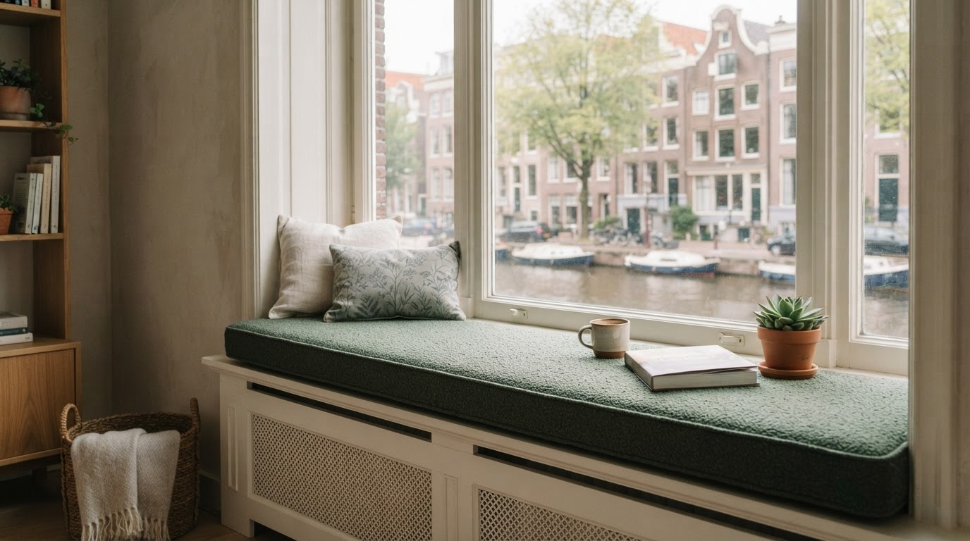 Vensterbankkussen op maat