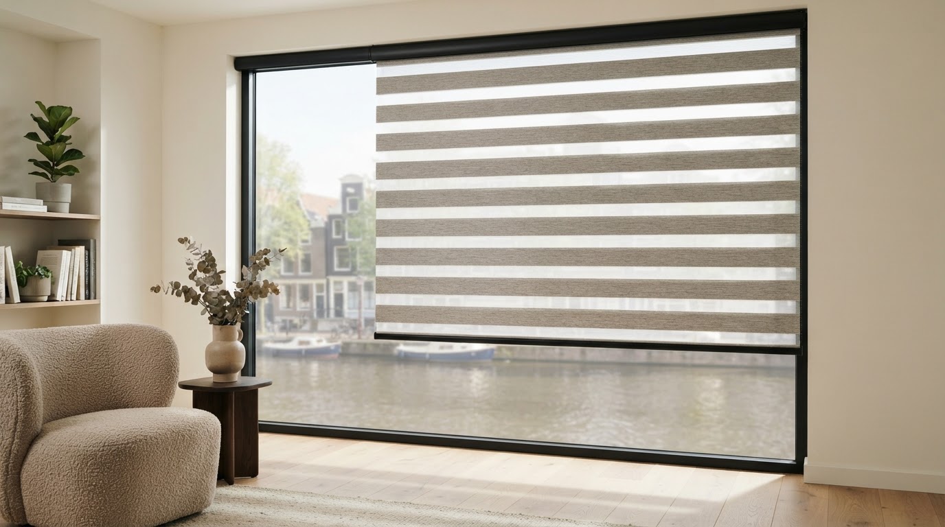 Zebra rolgordijn op maat