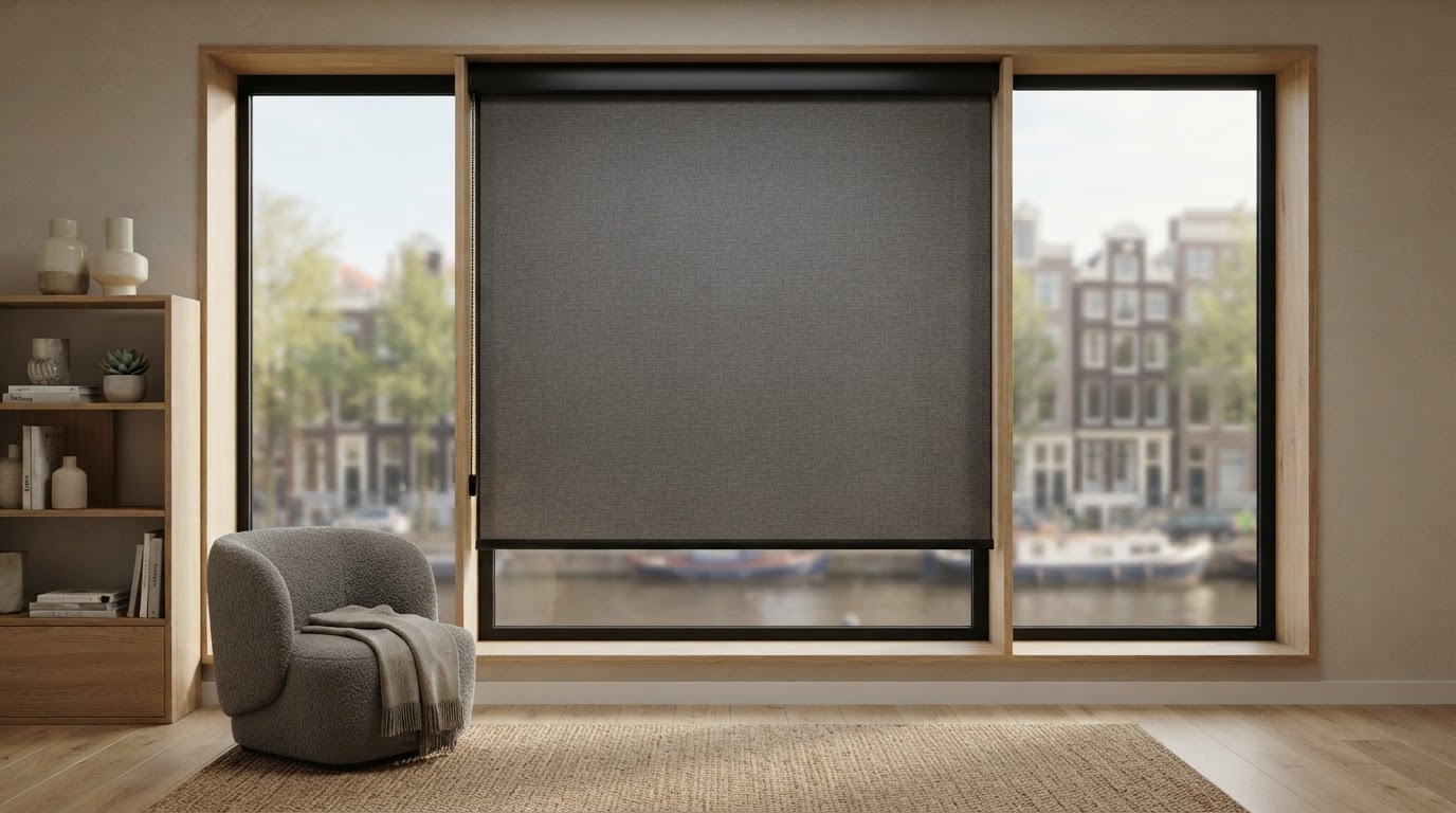 Zonwerend rolgordijn op maat