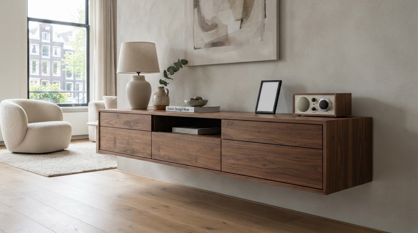 zwevend dressoir op maat