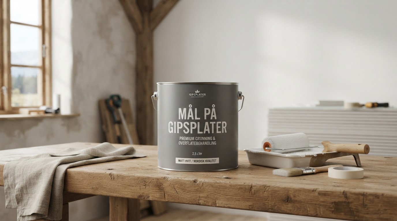 Maling til gipsplater