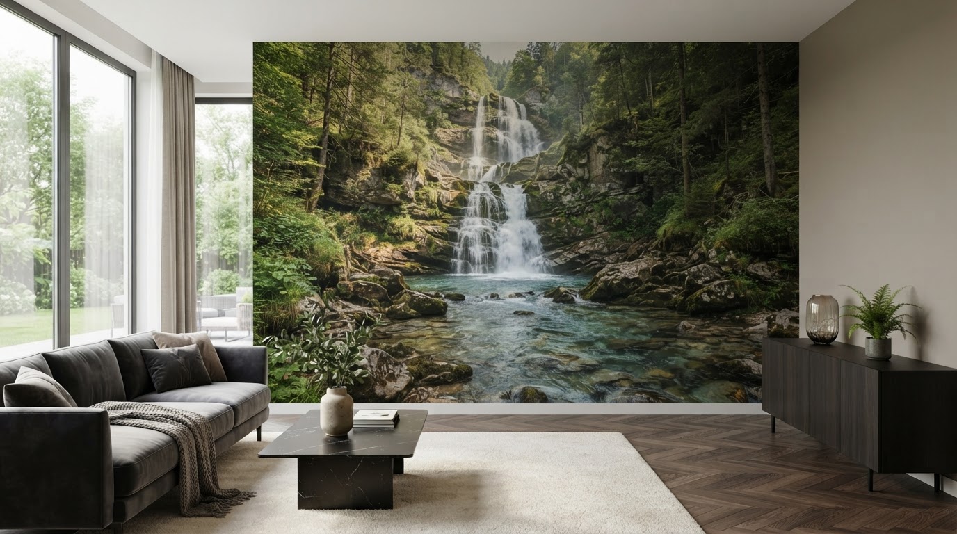 fototapeta 3d wodospad
