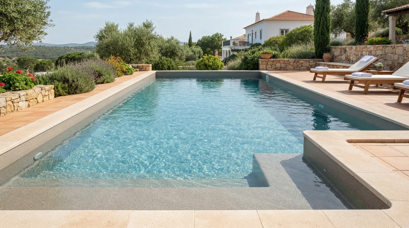 lona de piscina personalizada
