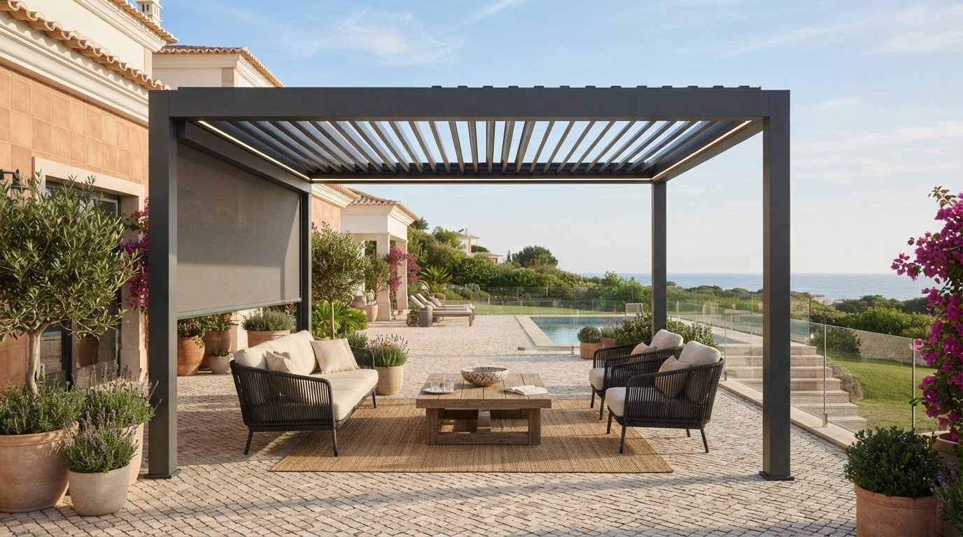 pérgola à medida