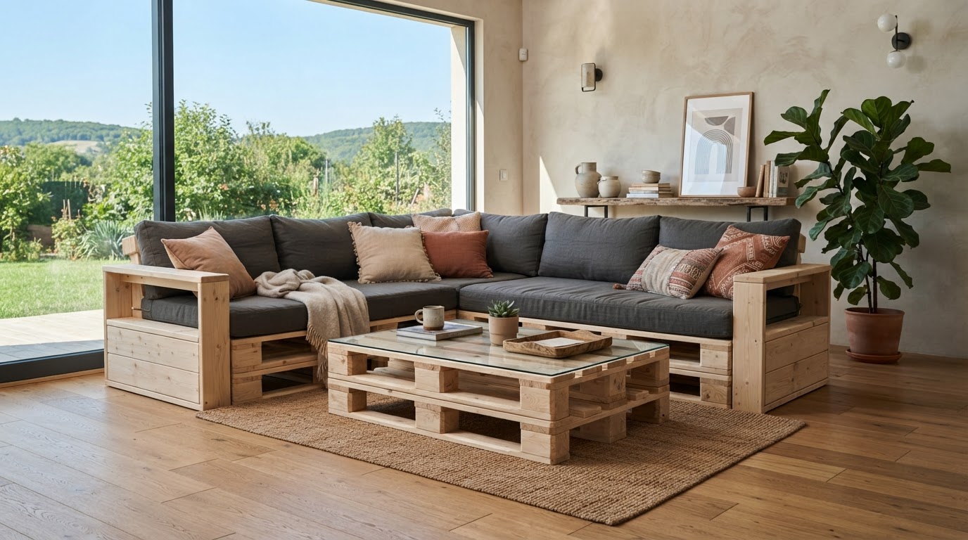 mobilier din paleți personalizat