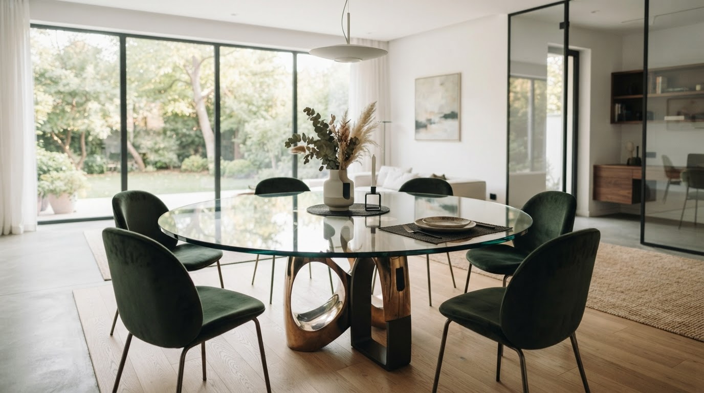 mobilier sticla la comanda