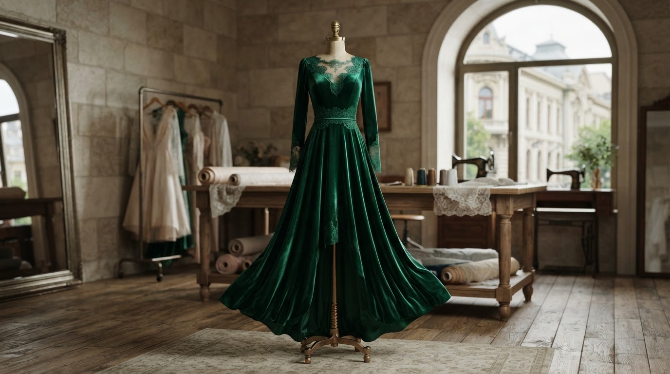 rochie lunga personalizata