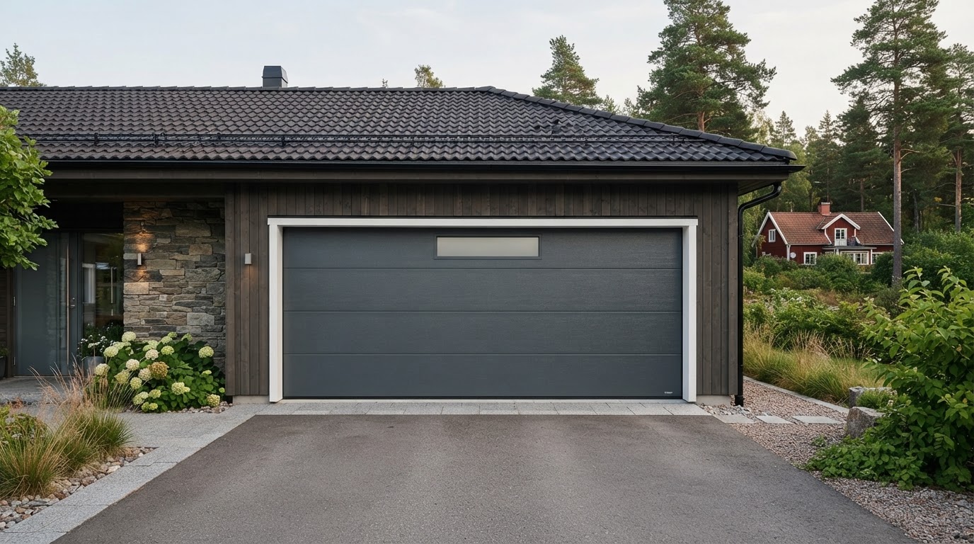 skräddarsydd garageport